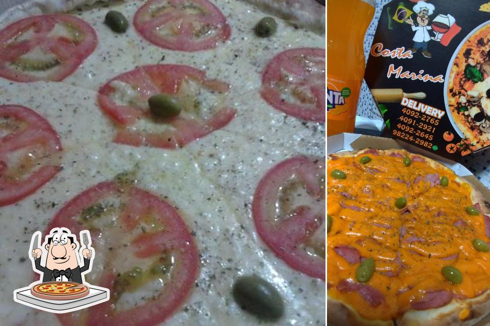 No Costa Marina Pizzaria, você pode degustar pizza