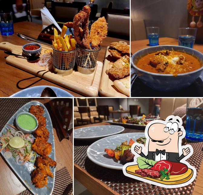 Get meat meals at Kings' Crown - Best Family AC Bar & Restaurant In Chinsurah Rooftop Swimming Pool Indian, Chinese, Continental, Tandoor