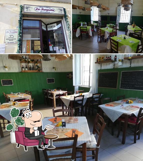 Gli interni di La Scarpetta Trattoria Pizzeria