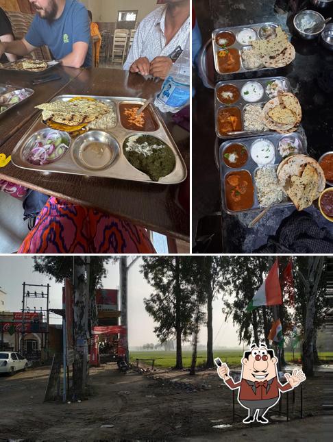 Food at Rangla Punjab dhaba
