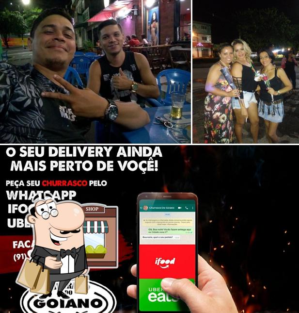Dê uma olhada a imagem ilustrando exterior e comida no Churrasco Do Goiano - Delivery e Atendimento presencial ️