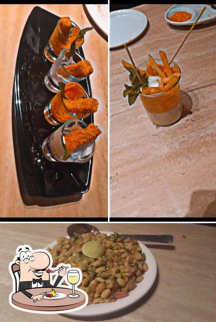 Food at Flamez Cafe