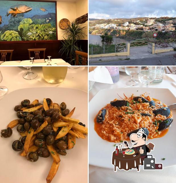La Vignaccia ristorante pizzeria serve un menu per gli amanti del pesce