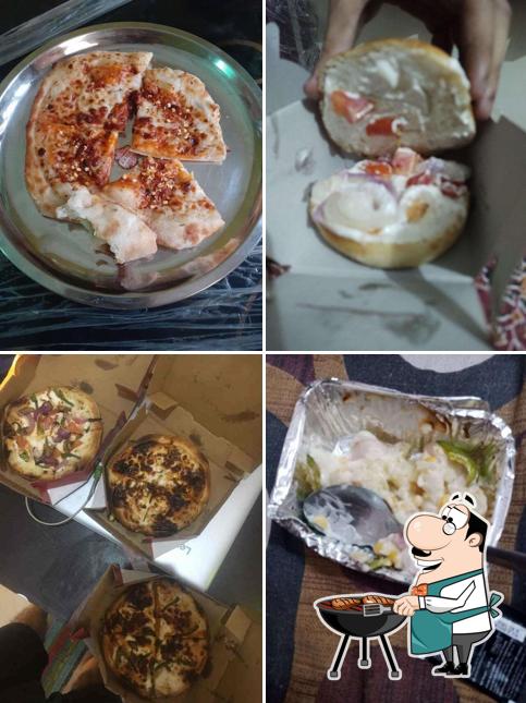 Order meat dishes at Pizza Cafe Day