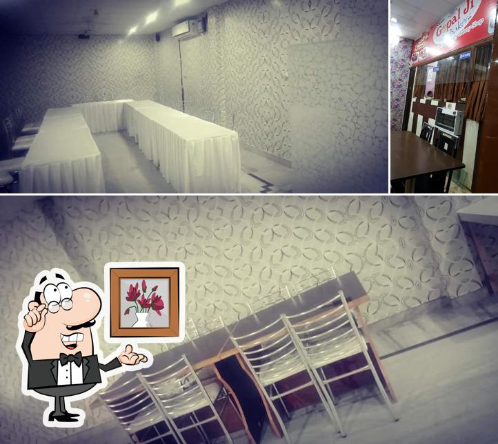 The interior of Shree Gopal Ji Bakers
