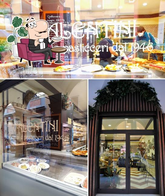 Gli interni di Valentini forno e pasticceria dal 1946