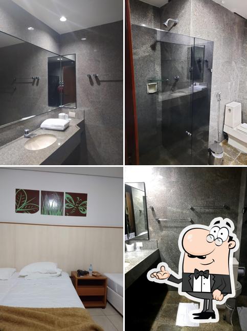 O interior do Garden Hotel