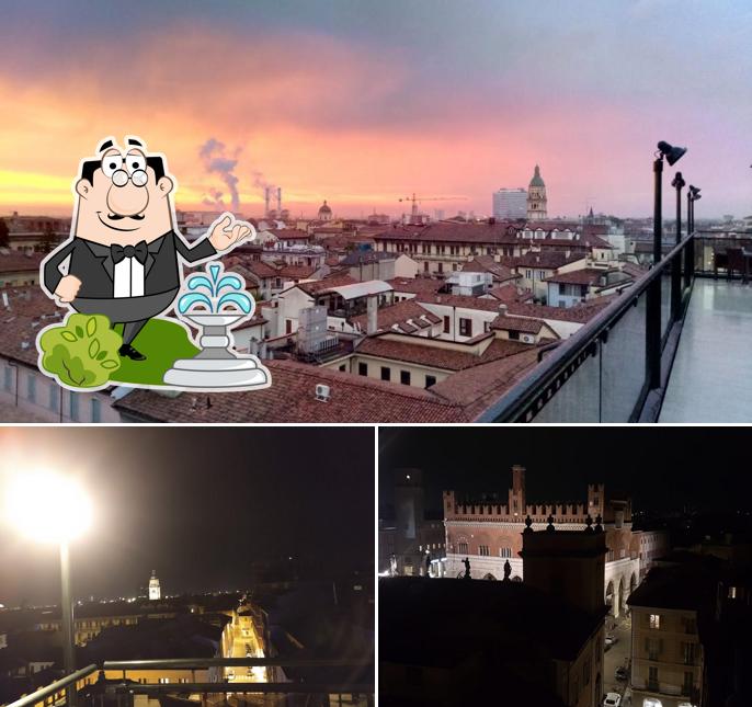 Gli esterni di La Terrazza del Roma