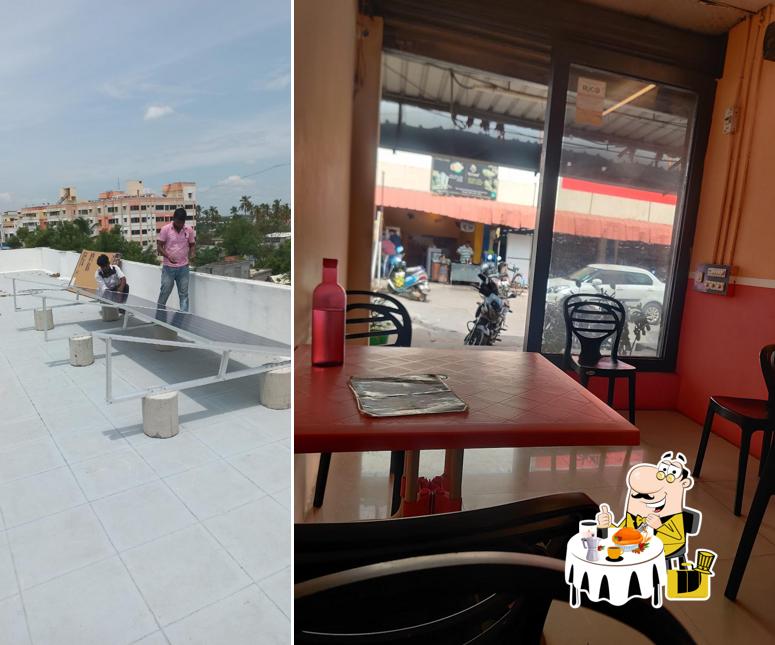 Meals at 10 to 10 cafe (Spl Madurai jigarthanda)