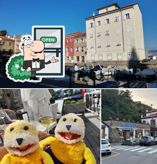 Gli esterni di Bar alla Vela