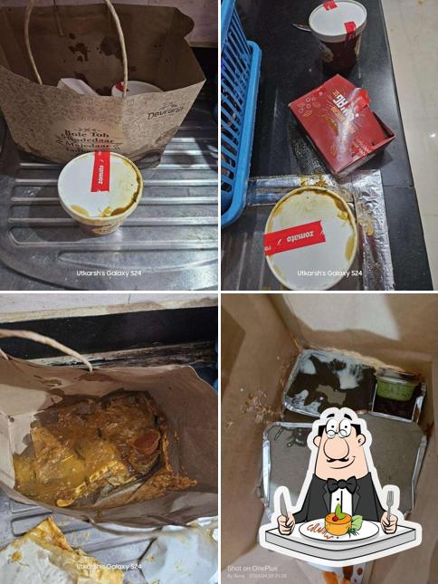 Food at Devrana Express Meerut