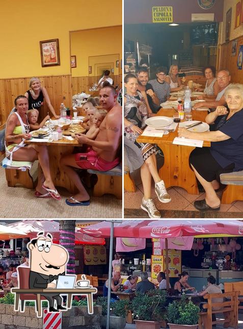 Gli interni di Gnam & Gnam