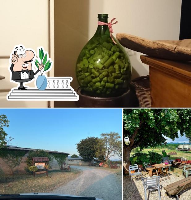 Questa è la foto che presenta la esterno e vino di Il Rifugio Di Casa Volpi
