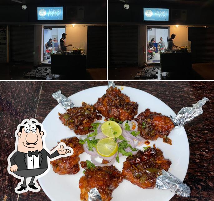 Janki foods is distinguished by interior and food