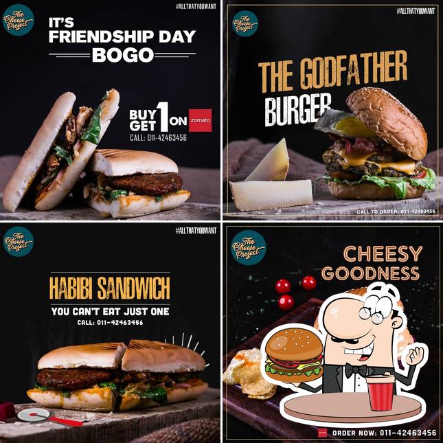 Try out a burger at The Cheese Project