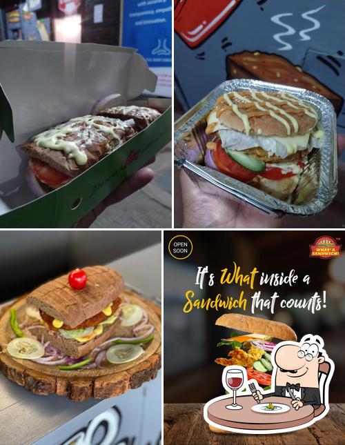 Meals at What A Sandwich Margao