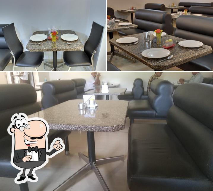 The interior of Swaad Restaurant