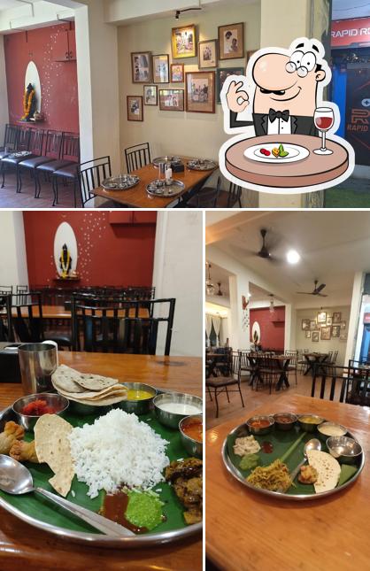 The photo of food and interior at Vadani Kaval - Pure Veg Restaurant and Dining Hall