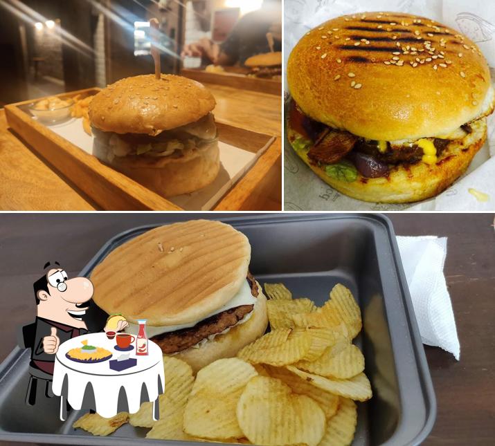 Order one of the burgers served at Cottage Loaf