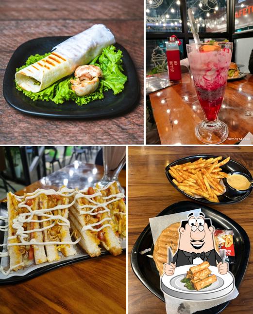 Spring rolls at Kafetoz Kasavanahalli