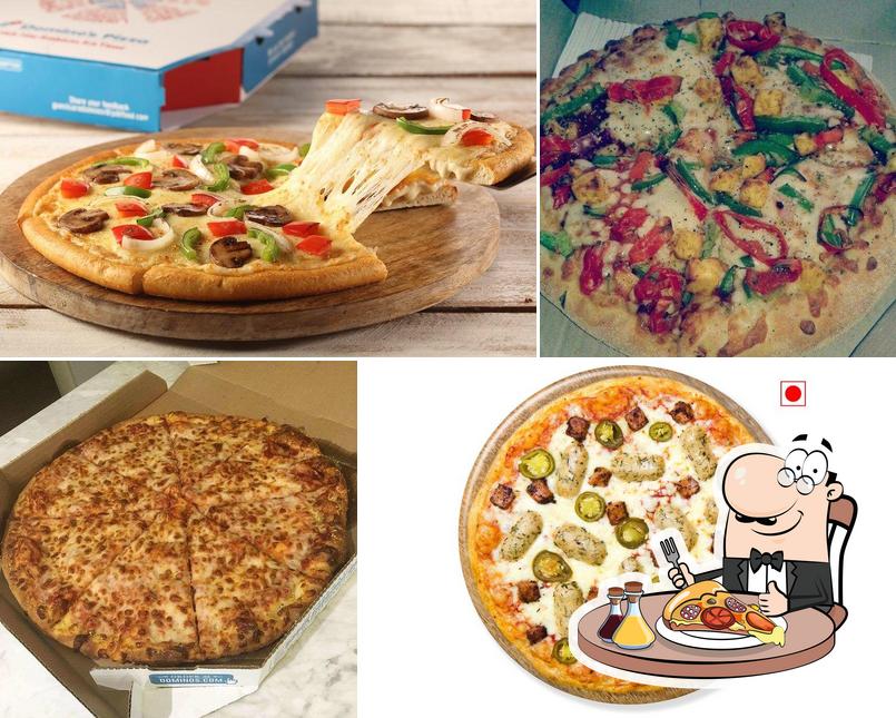 Pick various types of pizza