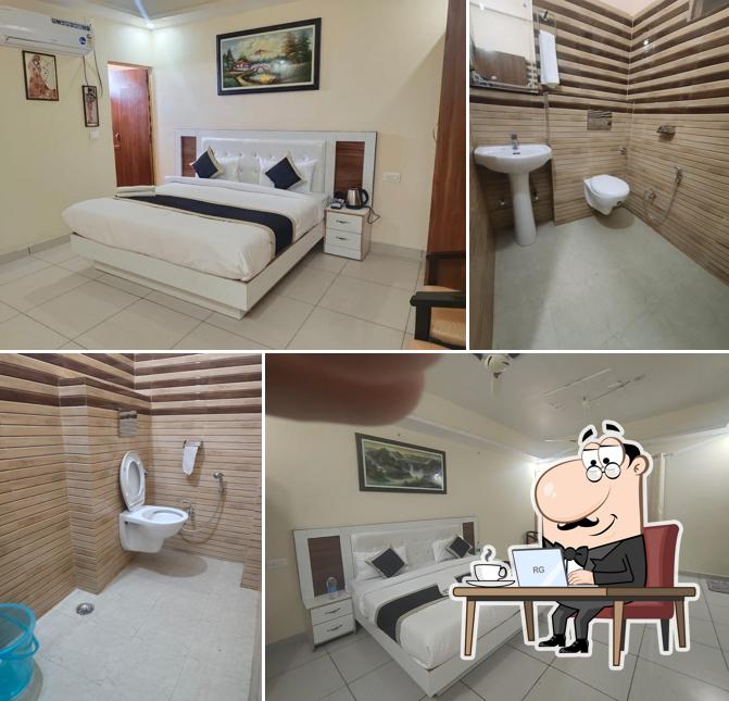 The interior of Khushi Hotel & Restaurant