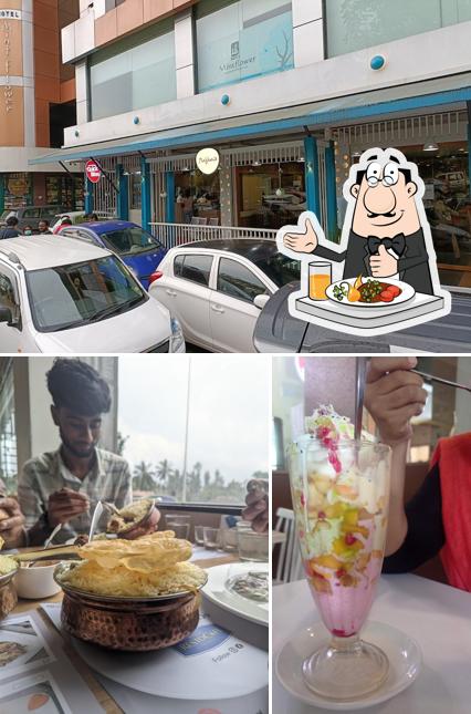 Take a look at the picture depicting food and exterior at Mathai's Quick Bites