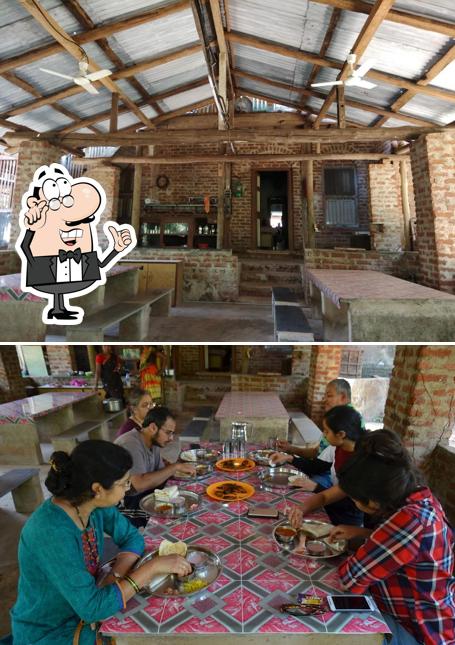 The interior of Ekvira Potnis Bandhu (Seafood restaurant)