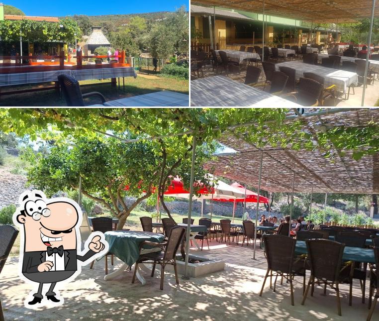 Gli interni di Restoran Balvanida