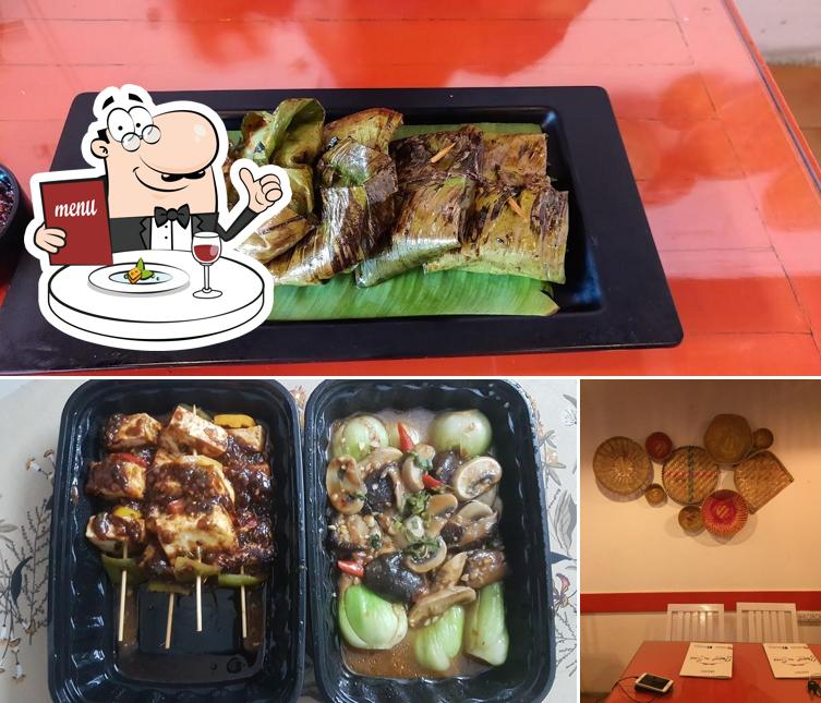 Take a look at the image depicting food and interior at Shiso & Yu Choi