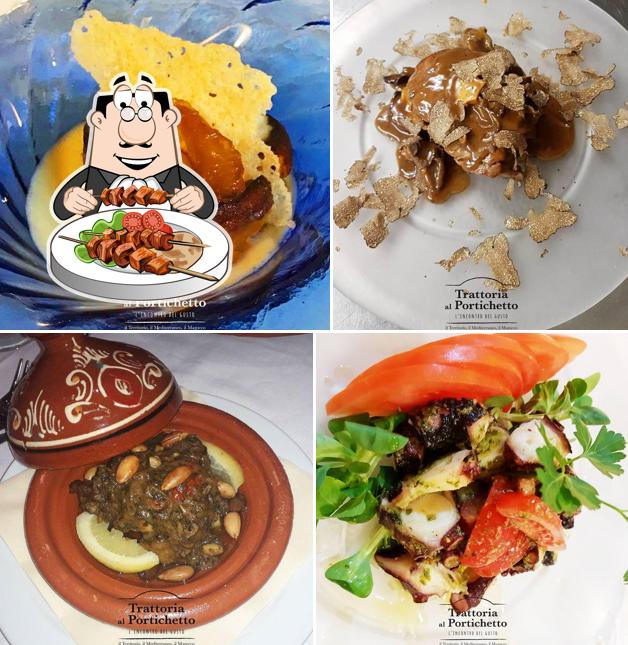 Cibo al Trattoria Al Portichetto