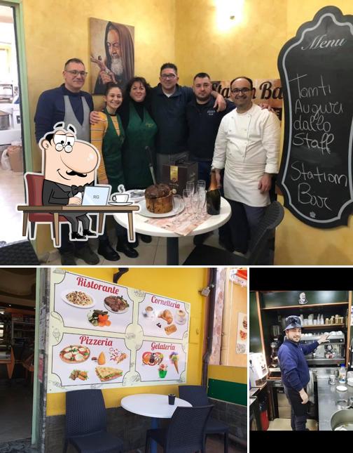 Gli interni di Station Bar