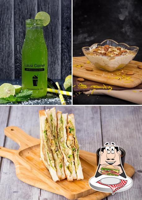 Have a sandwich at The Lassi Corner