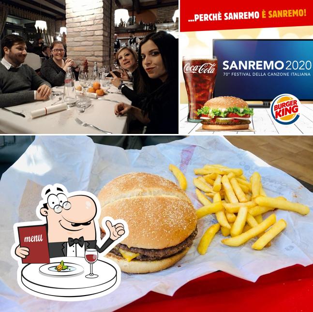 La immagine della cibo e bancone da bar di Burger King