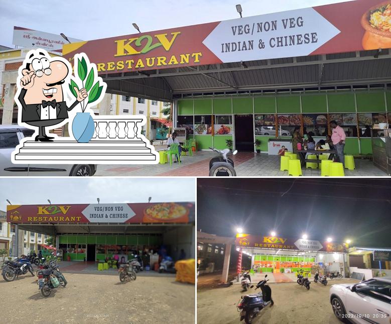 The exterior of K2V Restaurant