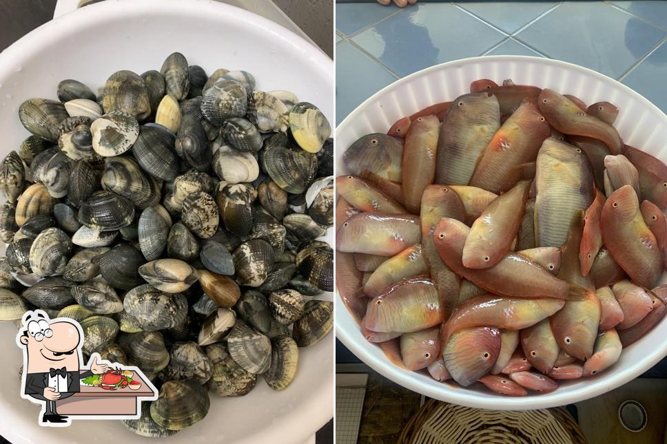 Scegli tra i molti piatti di mare disponibili a Lido La Brace Uno