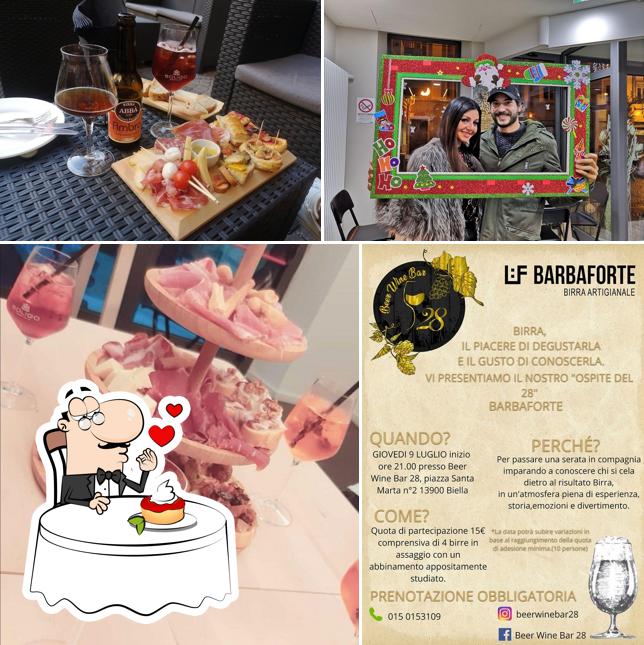 Beer Wine Bar 28 offre un'ampia gamma di dessert