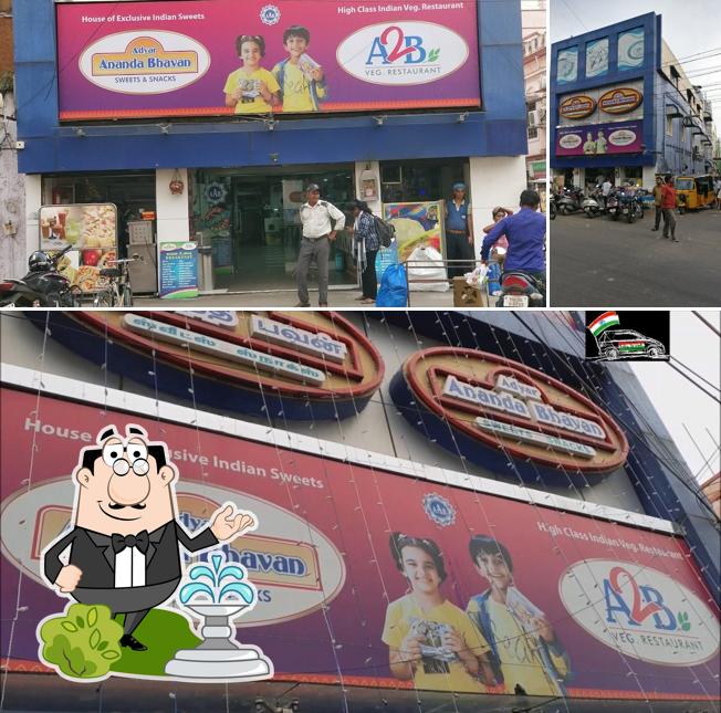 Check out the photo displaying exterior and food at Adyar Ananda Bhavan - A2B