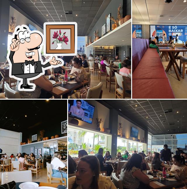 O interior do Ferreiro Grill Prime