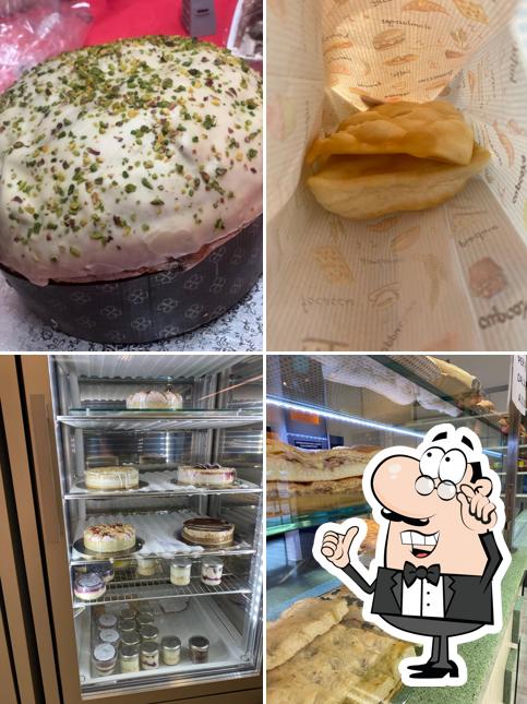 Tra le diverse cose da La Bottega Del Pane Di Calzolari Alessandra si possono trovare la interni e cibo