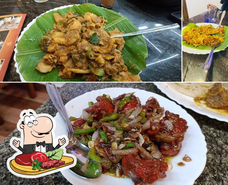 Order meat meals at Pachoos Food Court