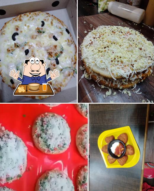 Food at Raza pizza corner