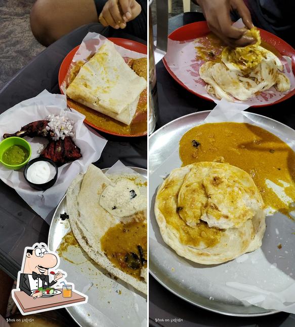 Food at Crescent tea shop