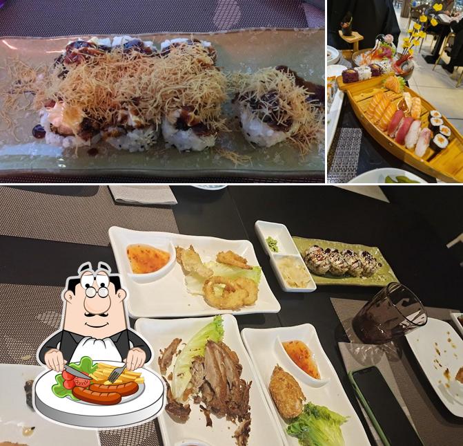 Platti al ZHOUSUSHI ristorante cinese e giapponese