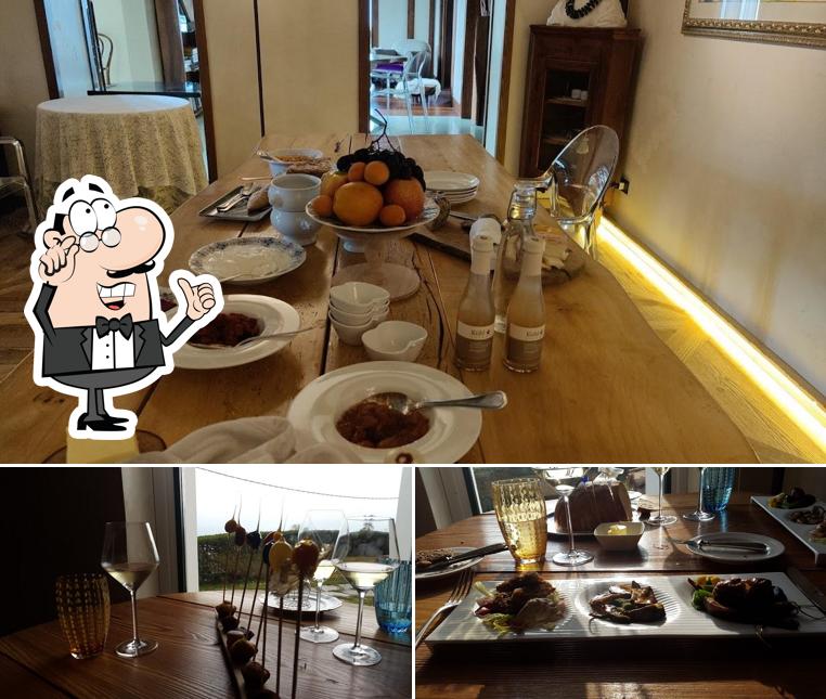 Gli interni di Dolada Ristorante & Boutique hotel