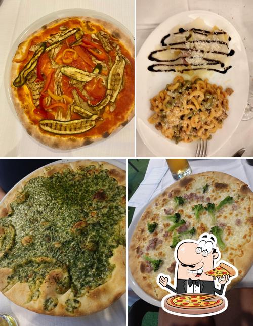 A Ristorante Pizzeria Ghirlandina, puoi provare una bella pizza