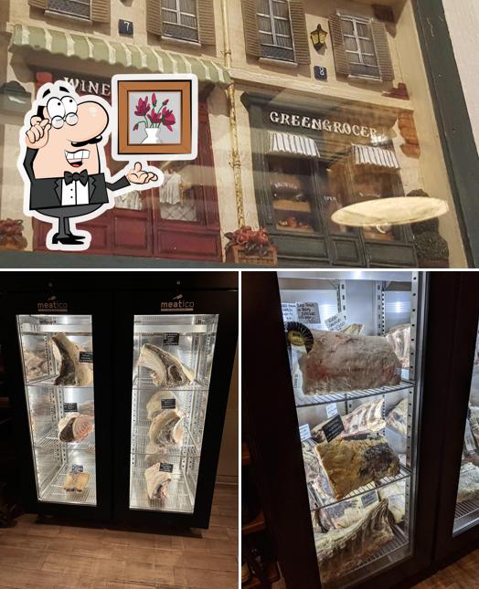 Gli interni di Antica Trattoria del Reno