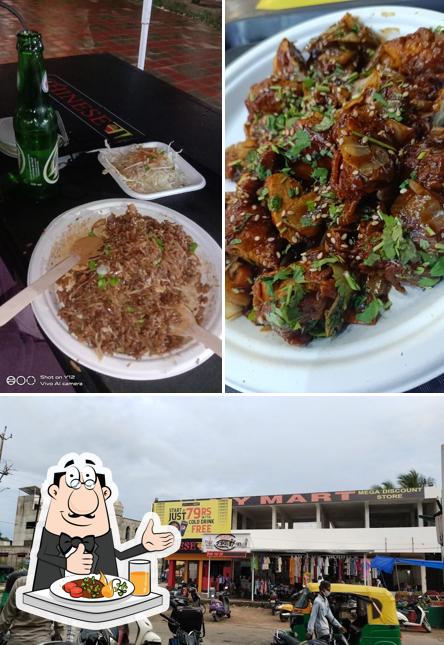 The restaurant's food and exterior