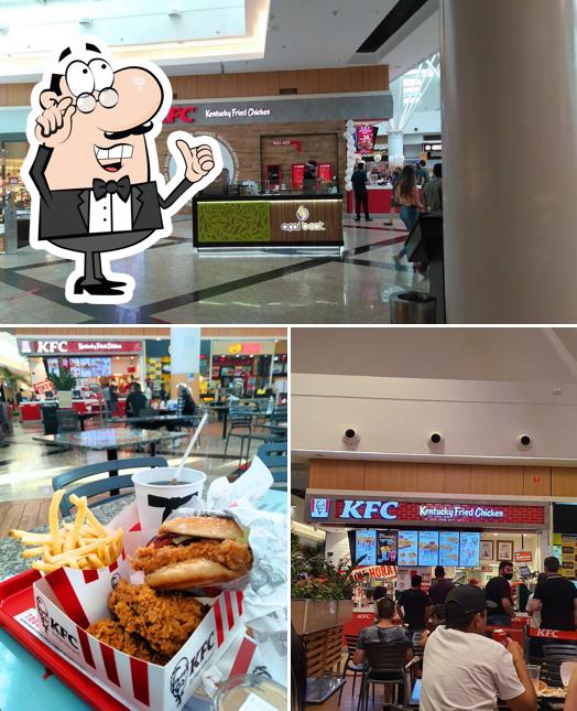 O interior do KFC