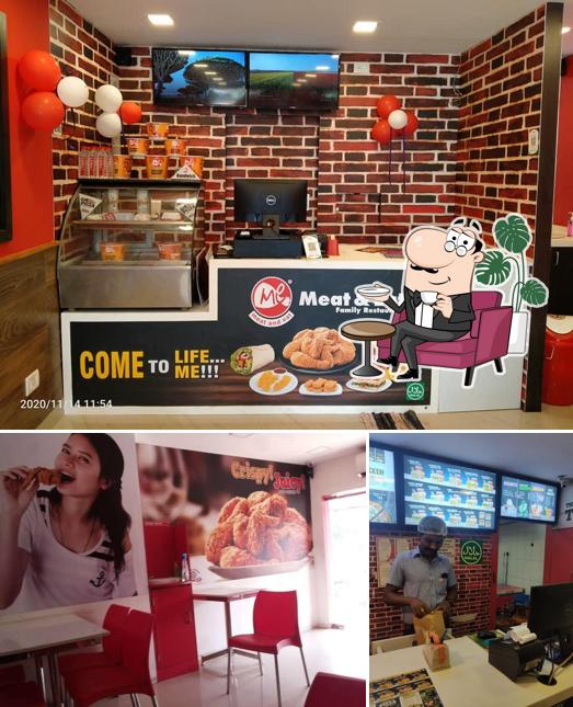 The interior of Meat And Eat